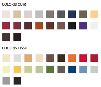 Revêtements et coloris Revêtements et coloris